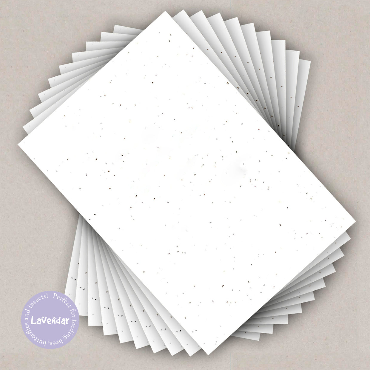 Lavender Seed Paper - A4 Craft Sheet Pack - 10 sheets