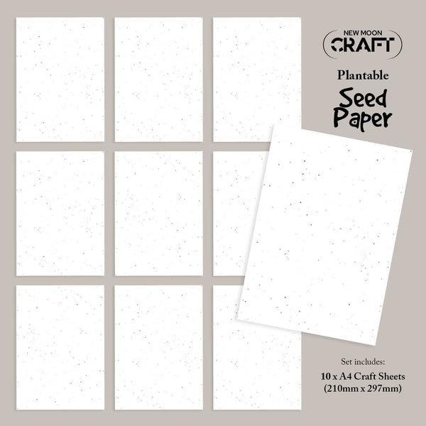 Lavender Seed Paper - A4 Craft Sheet Pack - 10 sheets